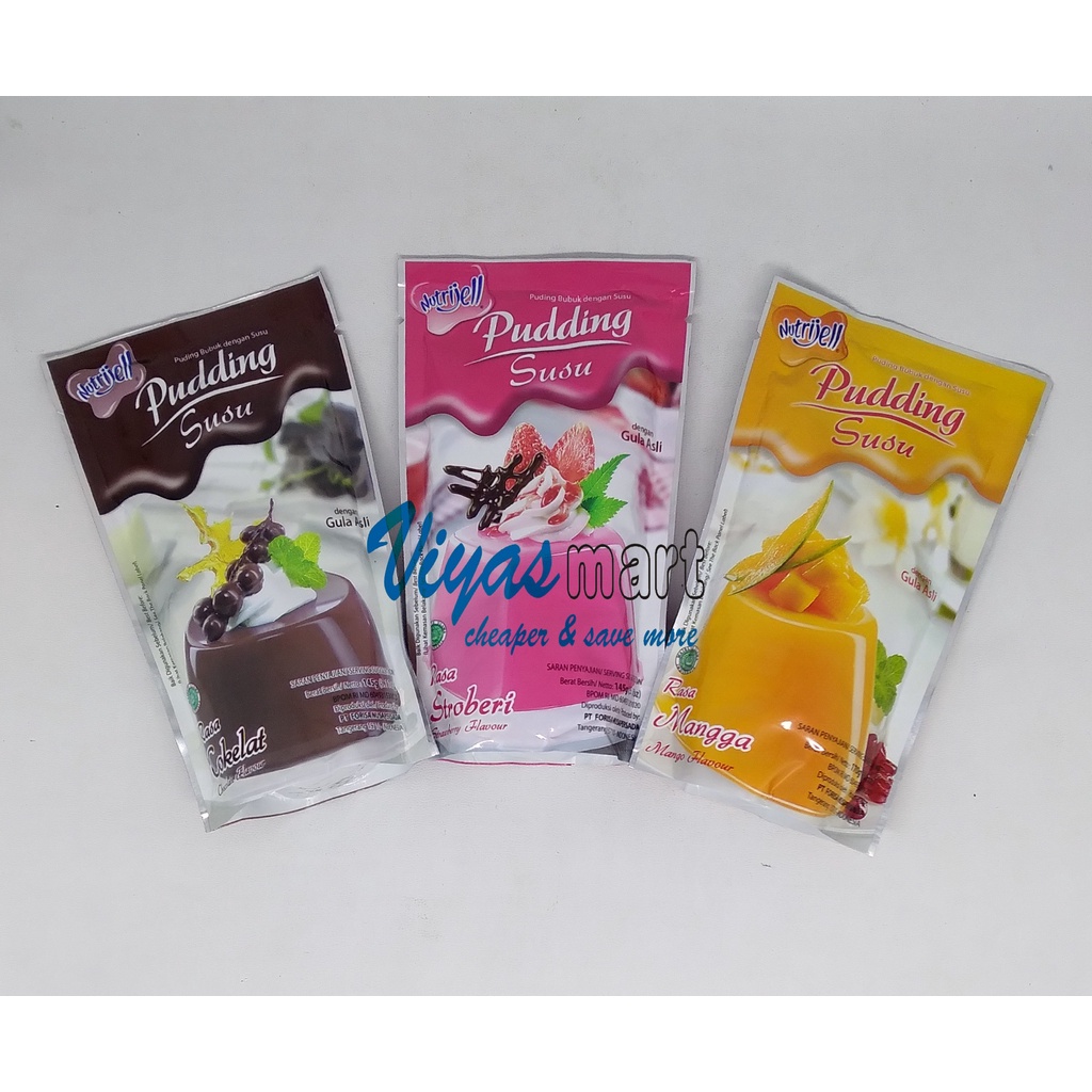 

Nutrijell puding bubuk instant pouch 145gr
