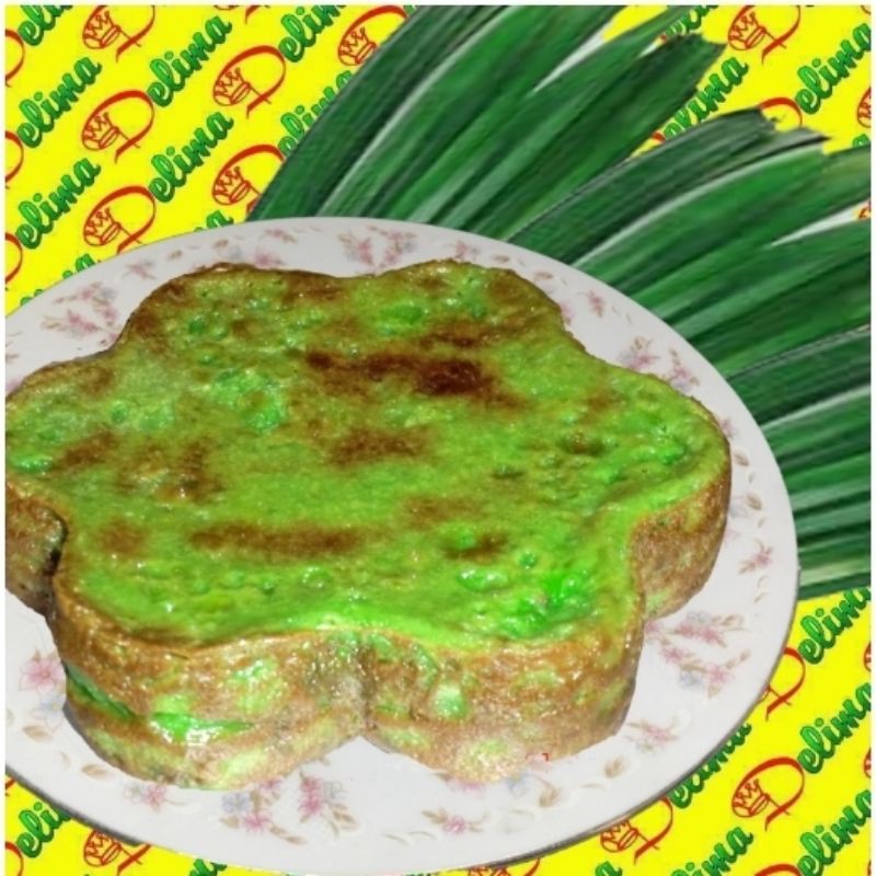 

Kue Kemojo / Kue Pandan / Bingke Pontianak / Bingka Banjar