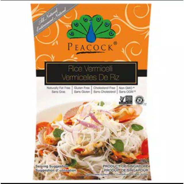 

Peacock Rice Vermicelli 200g / Makanan Import