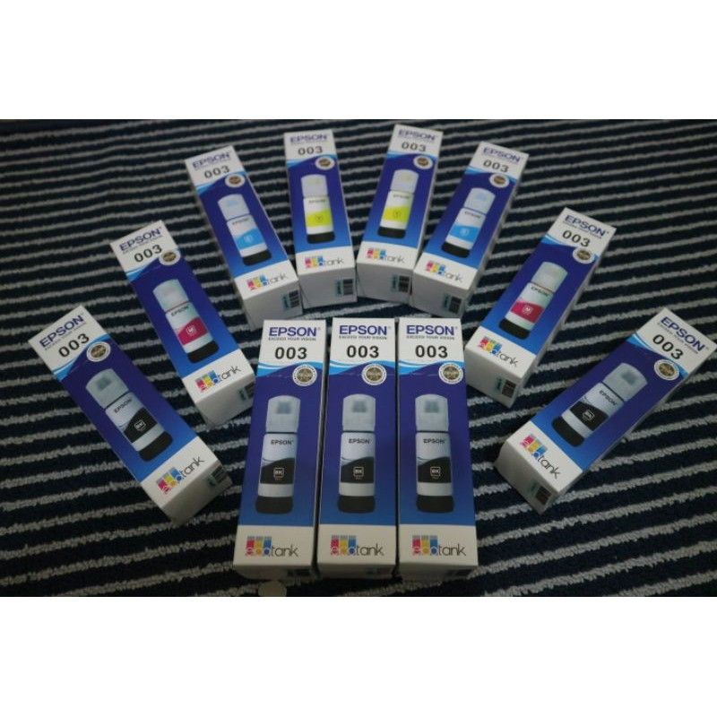 TINTA REFILL EPSON 003 KHUSUS 1 SET CYMBK L1110/L3110/L3150/L5190