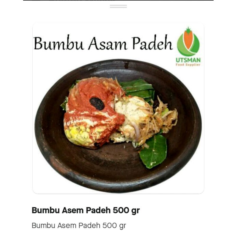 

Bumbu Asam Padeh 500 gr