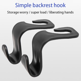 Hot 1pcs car Seat Back Hook for Bags Headrest Mount Tas Botol Serba Serbi Kait Plastik Gantungan Klip Untuk Tas Belanja Organizer Mobil Produk Auto Compact strong car Mount Holder