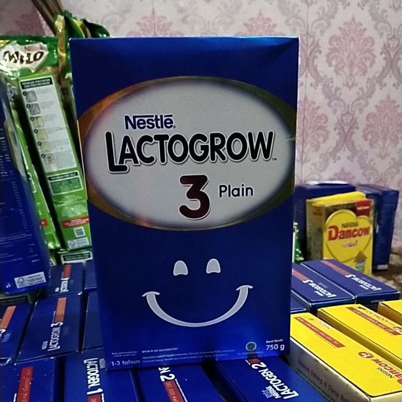 LACTOGROW 3 MADU PLAIN VANILA 735gram dan 1kg