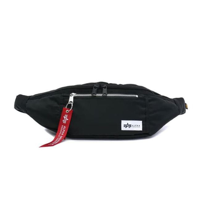 KUALITAS TERBAIK WAISTBAG COWOK MURAH~ ALPHA INDUSTRIES MA-1 FLIGHT NYLON WAIST BAG DISKON