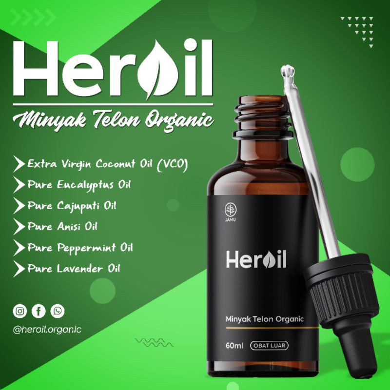 Heroil Minyak Telon Organik Untuk Kesehatan Bayi dan Anak
