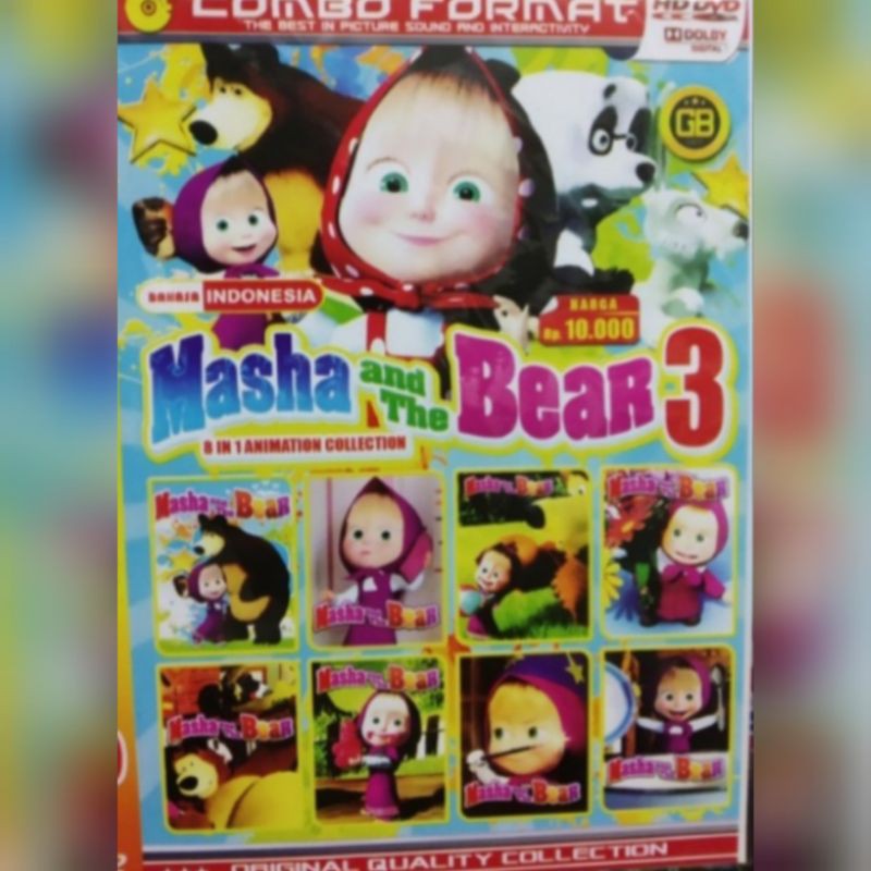 DVD Koleksi MASHA and the BEAR 3 ( Animation Colection)