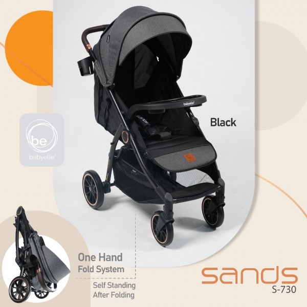 Babyelle SANDS S730 stroller smartphone holder kereta bayi lipat satu tangan baby elle sand s 730