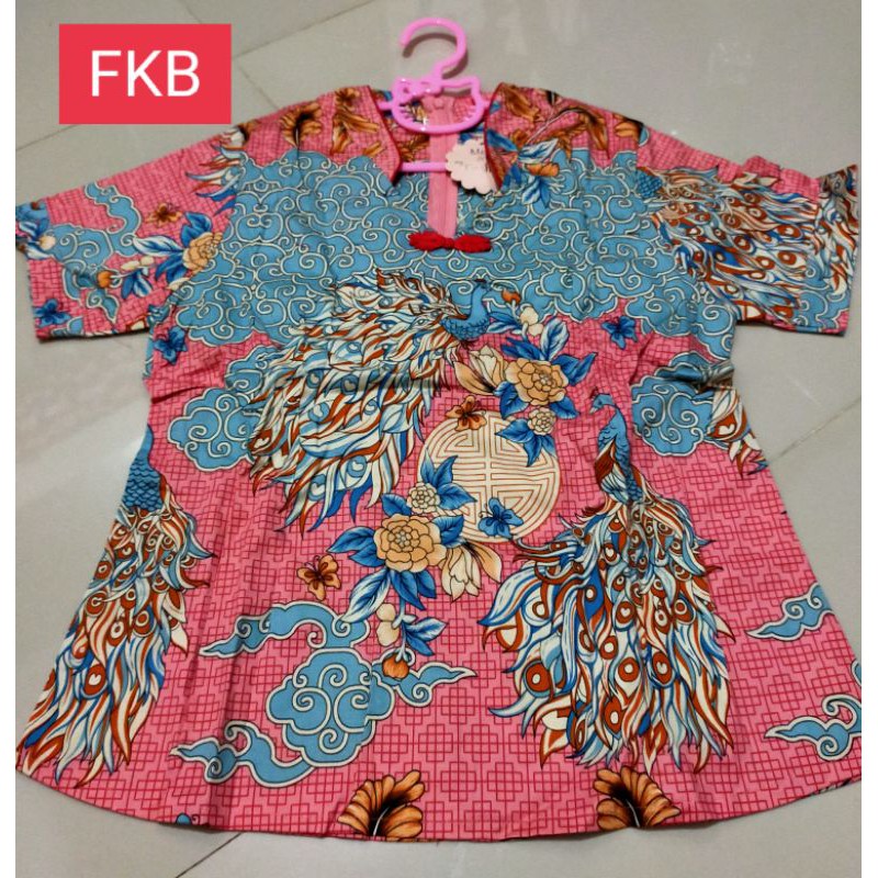 Baju atasan batik merak