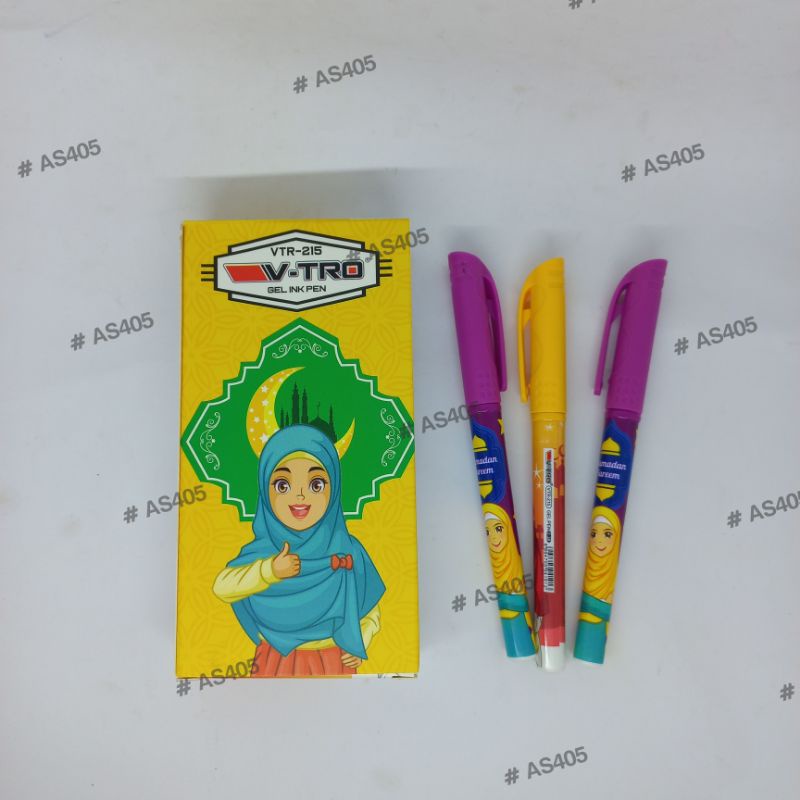 

Bolpen Murah / Pen / Pulpen V-TRO Hijab 12 pcs