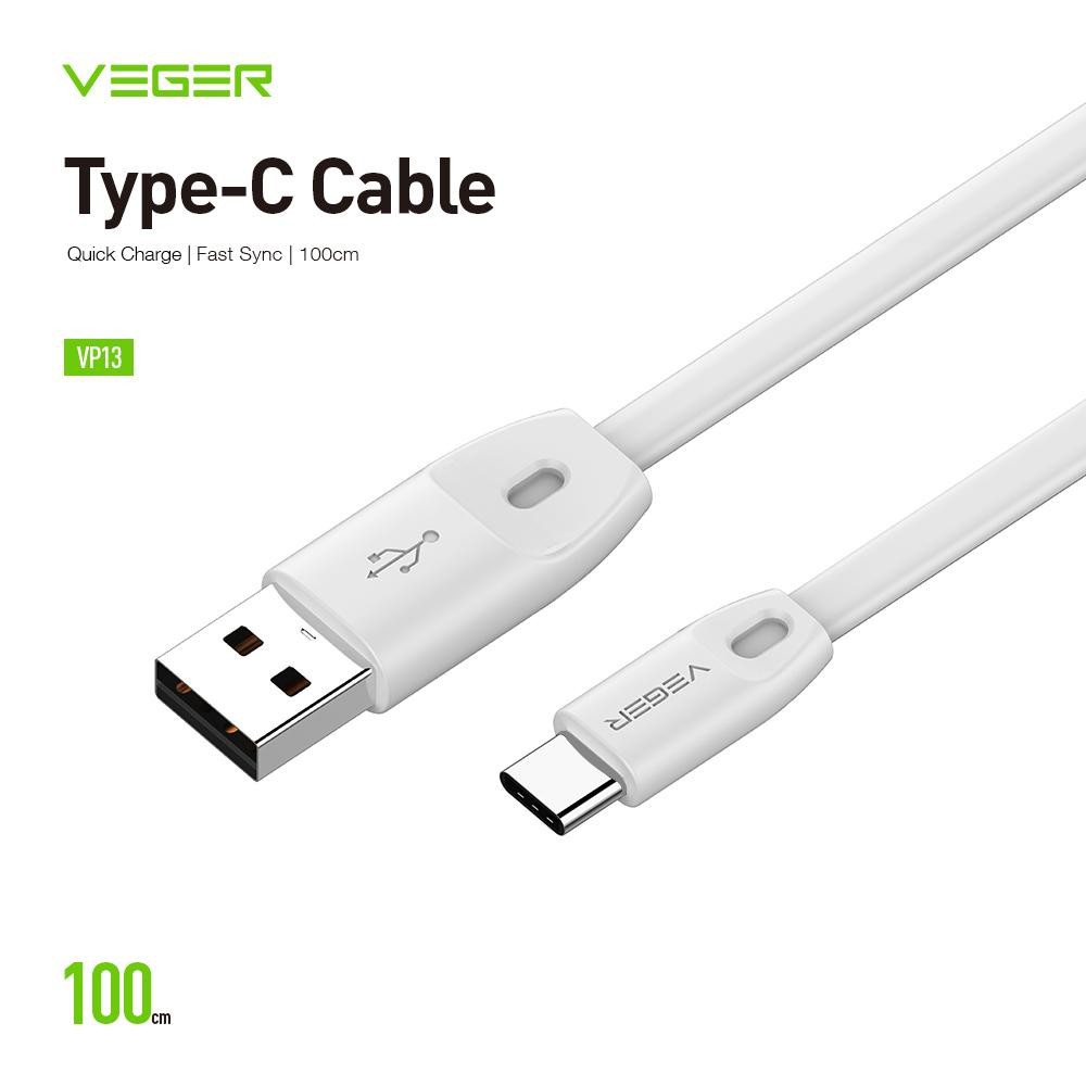 Kabel Data Type C USB Veger VP-100 2A Original Veger Fast Charging