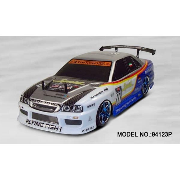 Hsp Flying Fish Drift Car Rtr(Ready To Run) With 2.4Ghz Remote - D76D9C - Original Asli