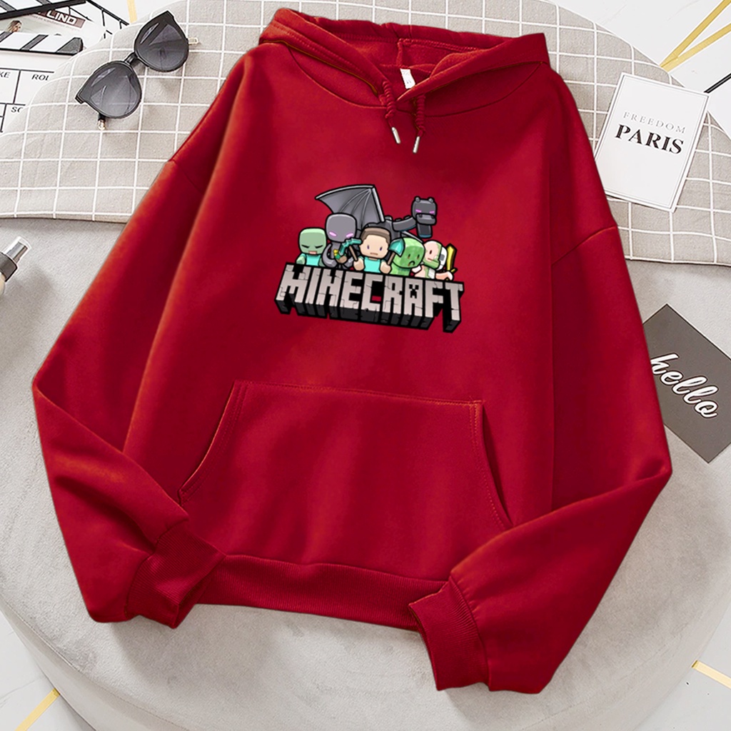 Sweater hoodie anak laki laki MINE GAME suwiter anak cowok cewek game