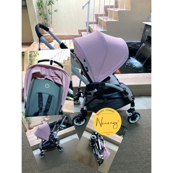 stroller bugaboo bee 3 pink canopy