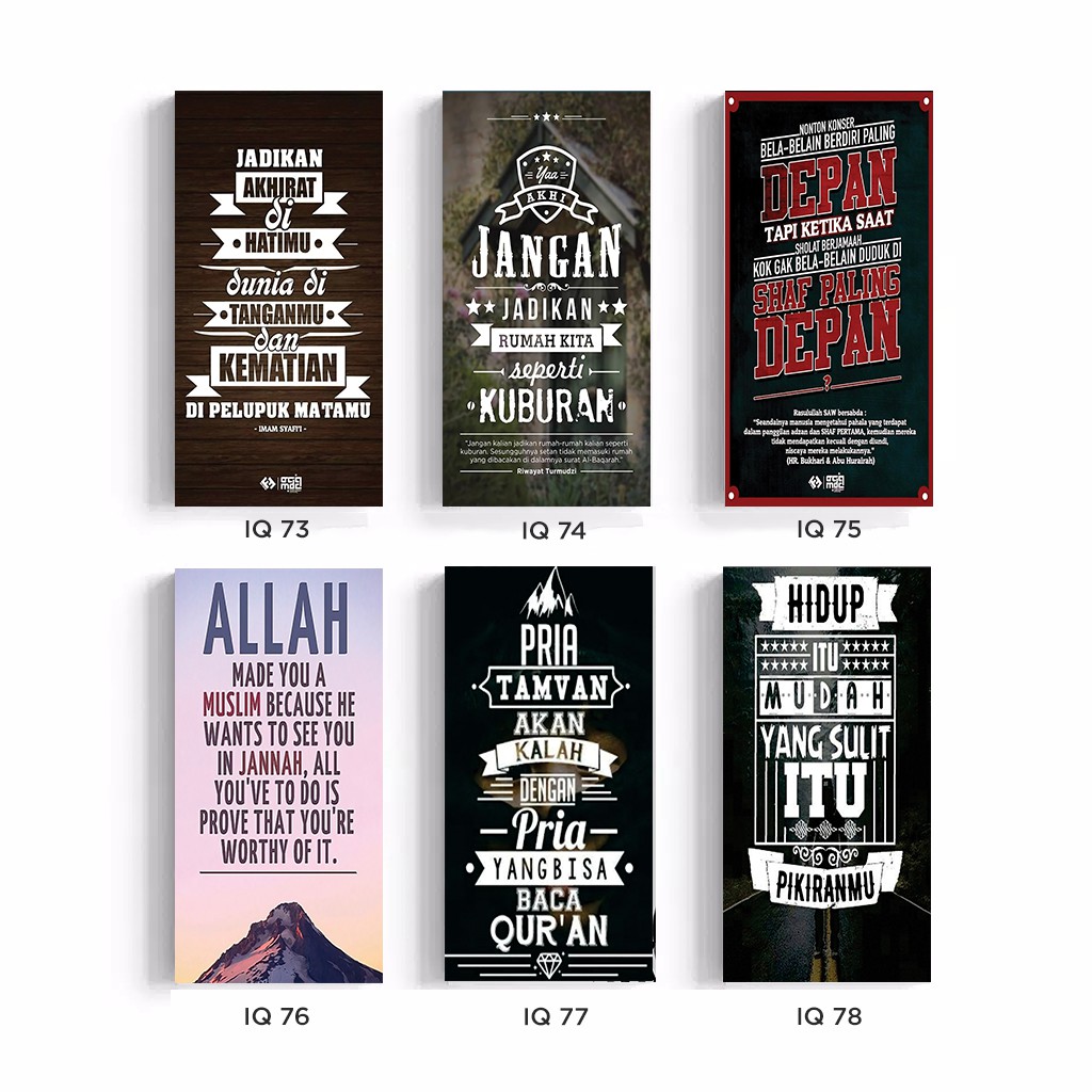 Kamilastorindo Dekorasi Rumah Poster Kayu Hiasan Pajangan Dinding Islamic Quotes  Project5 1530