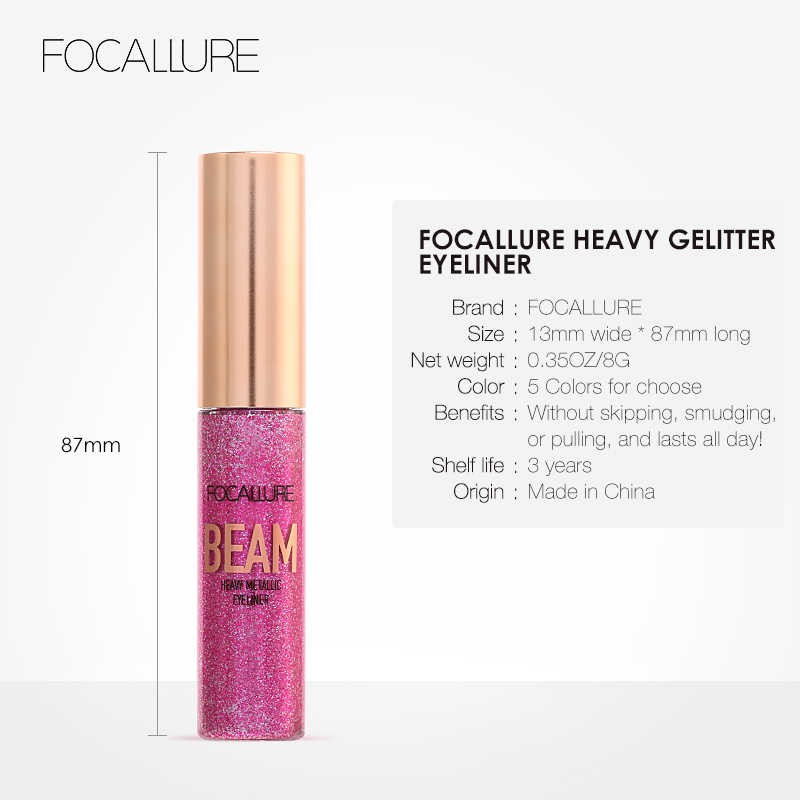 Focallure Heavy Glitter Eyeliner Focallure Eyeliner Waterproof Focallure Eyeliner Warna Focallure Liquid Eyeliner Focallure Eyeliner Cair Focallure Focallur Focalure Fucallure Foccalure