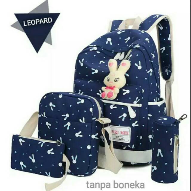 WAISTBAGS {{BISA COD}}TAS RANSEL ANAK SEKOLAH SD CEWEK KELINCI PLAYBOY