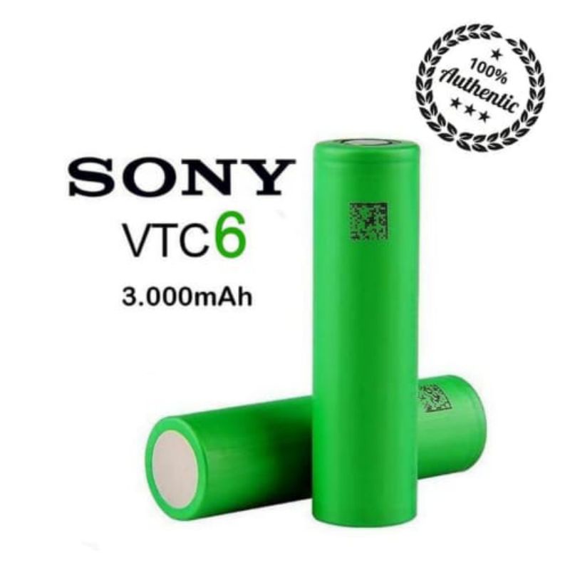 Baterai VTC6 Baterei VTC 6 Authentic Murata 18650 3000mAh