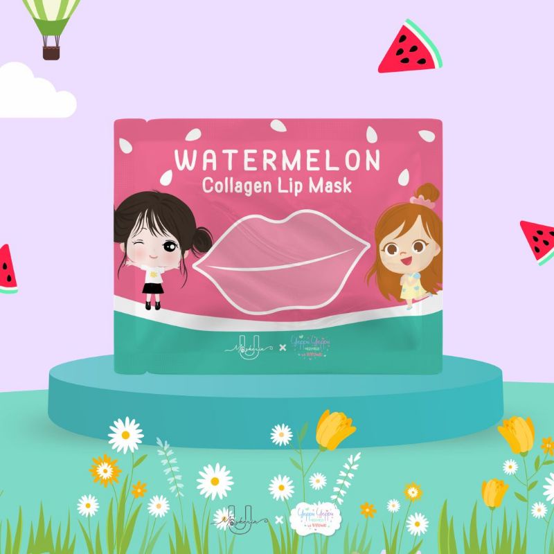 Watermelon Collagen Lip Mask & Collagen Eye Mask