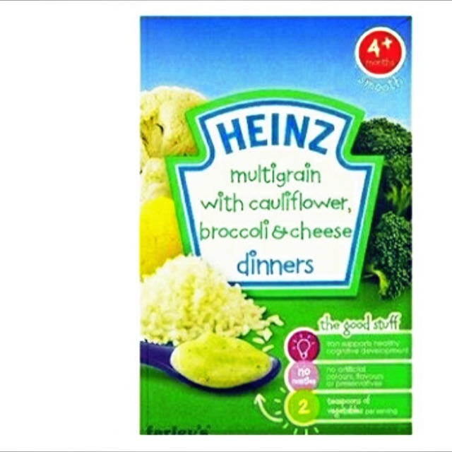 Heinz multigrain with cauliflower, broccoli, and cheese 125g 4