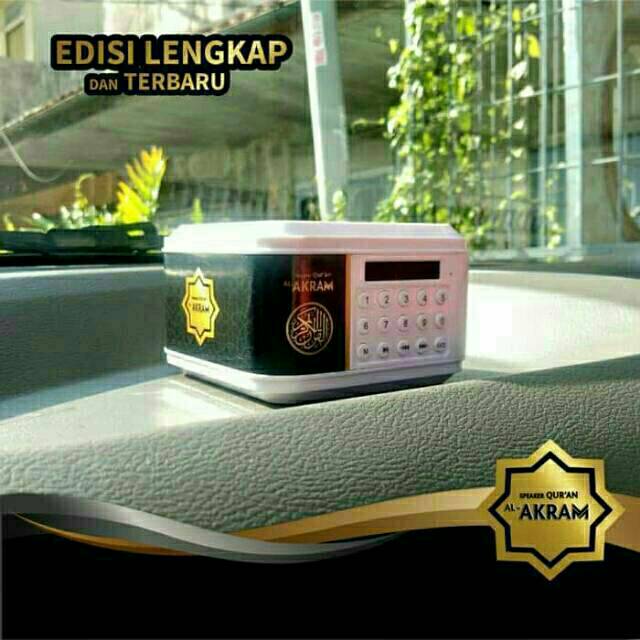 Speaker Alquran Bluetooth Portable Audio Murattal Digital Eksklusif Al Akram Aghnia
