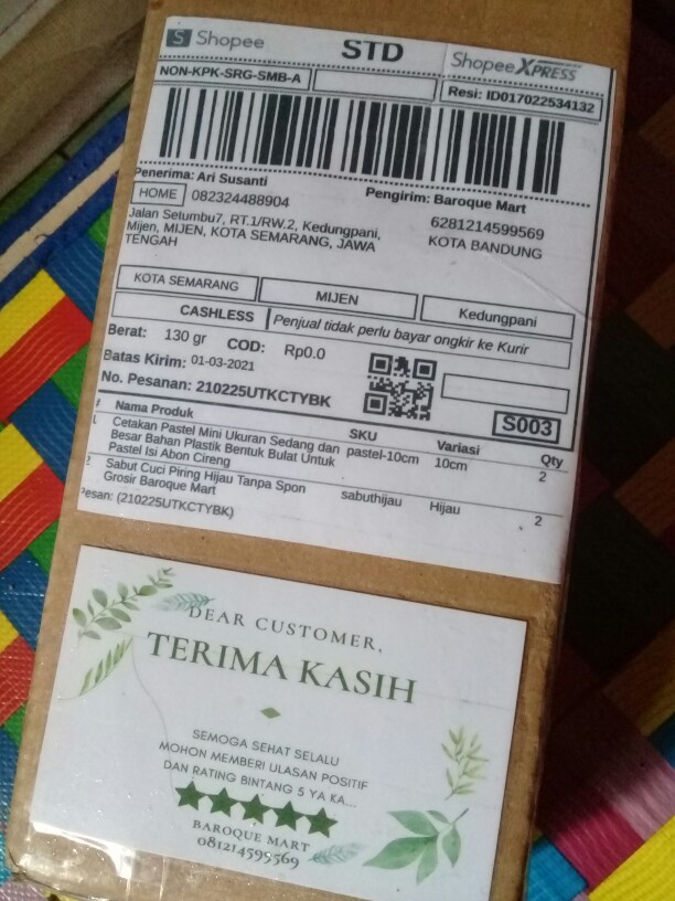 Sabut Cuci Piring Hijau Tanpa Spon Grosir Baroque Mart