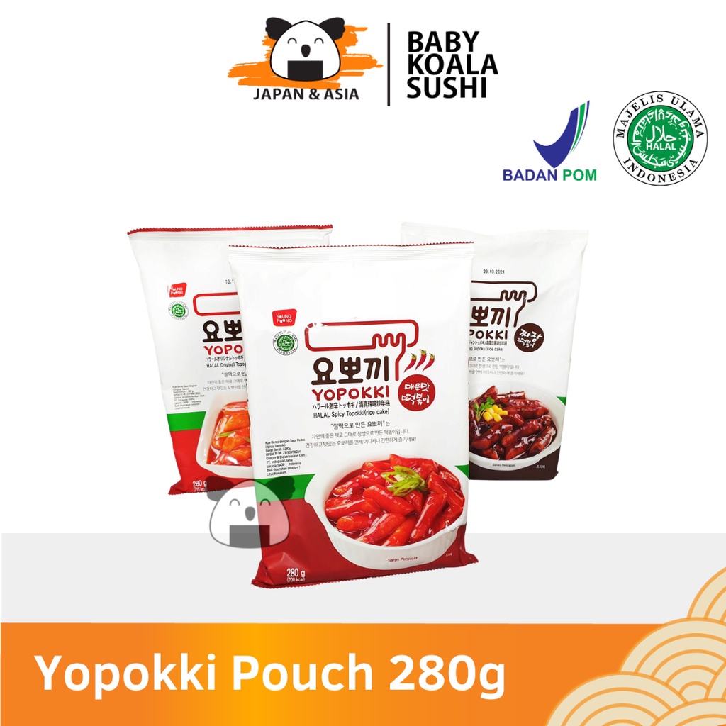 

YOUNG POONG YOPOKKI Rice Cake Topokki 280 g Halal │ Import Tteokbokki