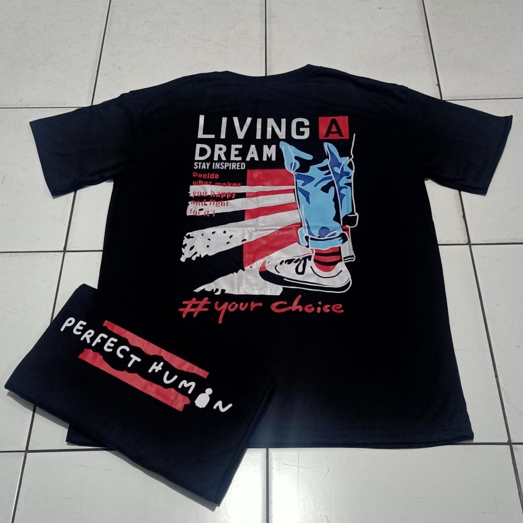 Kaos murah Kaos distro murah baju  distro pria t-shirt murah combed30s perfect human living