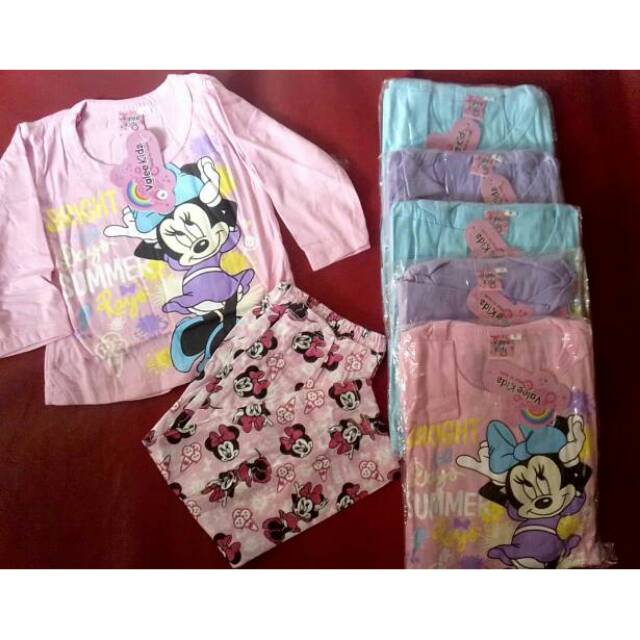 Setelan valee kids panjang 1-3 tahun