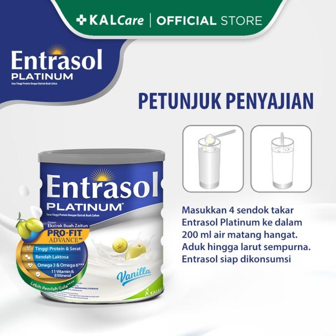 

[COD] Entrasol Platinum Vanila Coklat 400gr FULL FREE ONGKIR [COD]