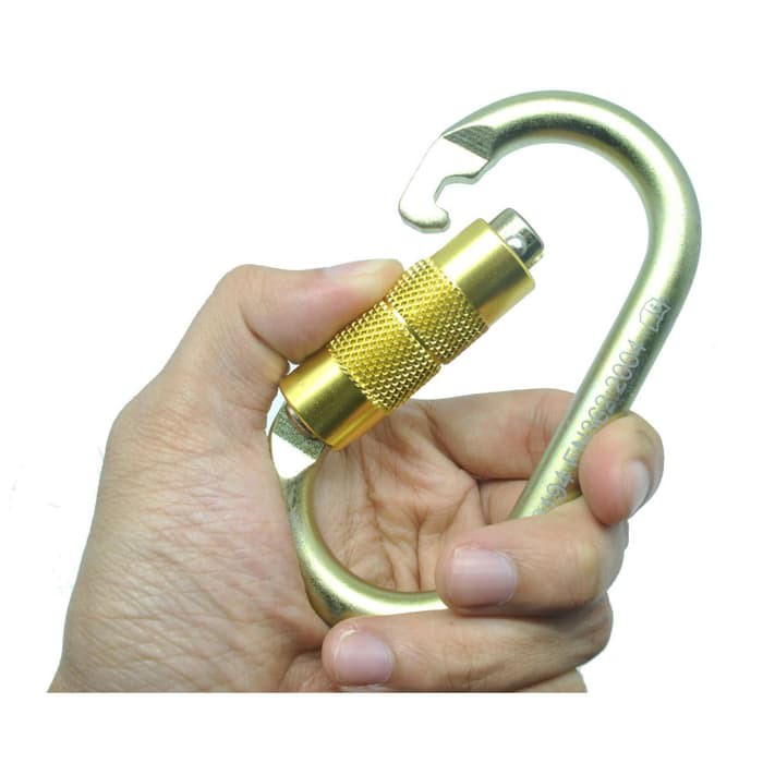 Unik Carabiner Automatic Safety Lock NTR Oval Quick Release Berkualitas