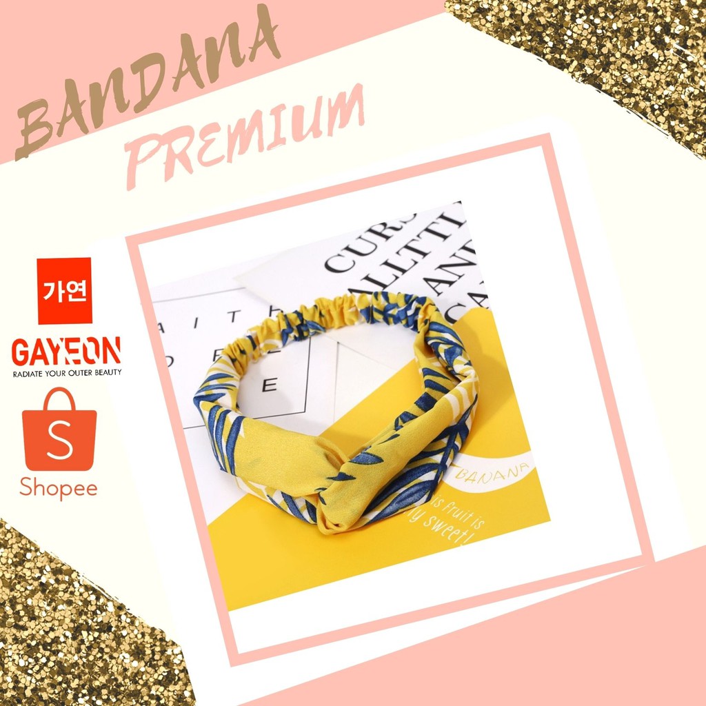 Bando Korea / Bondu / Bandana Headband Aksesoris Rambut Murah & Kekinian - By Gayeon