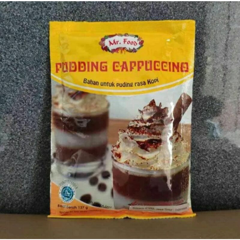 

Tepung Pudding Royal Cappucino Mr. Food 137 gr