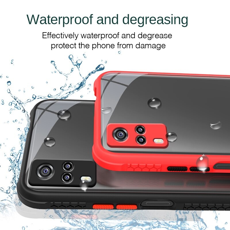 VIVO Y21A Y51 Y51A Y53S Y30 Y30i Y50 A CASE SOFT UME MIQILIN TRANSPARAN FUZE CLEAR PROTECT CAMERA HARDCASE CASING COVER BENING PELINDUNG KAMERA