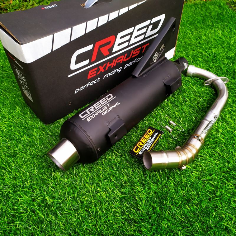 knalpot tsukigi standar racing NGEBAS PADAT no mber vario 125/150 mio sporty mio j beat lama beat ne