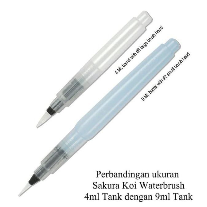 

Stok Baru! Koi Water Brush-M, Long Barrel-9Ml / Kuas Cat Air Berkualitas - Waterb Terpercaya