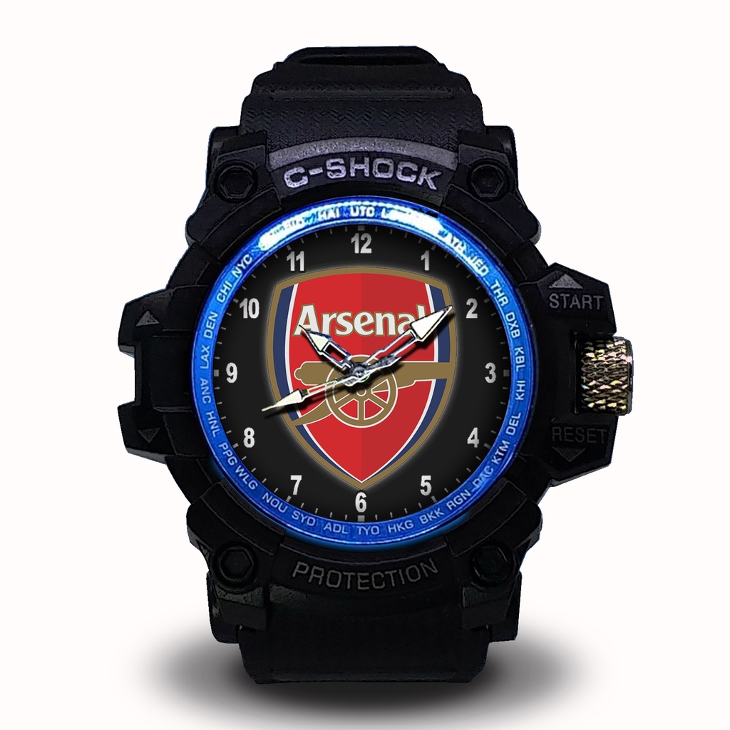 Jam Tangan Arsenal Outdoor Anti Air #Hitam