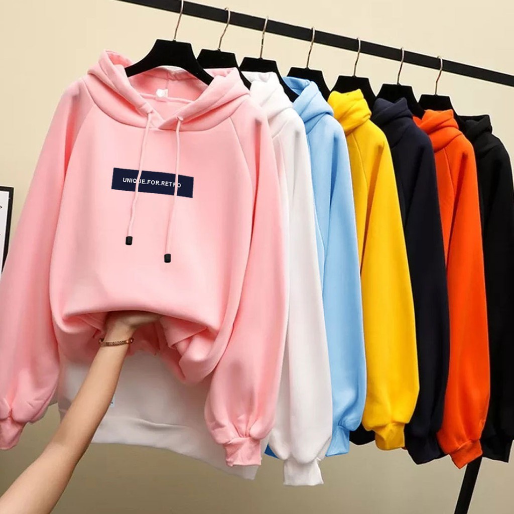 SWEATER HOODIE JEMPER UNIQUE UNISEX matt COTTON fleece Premium