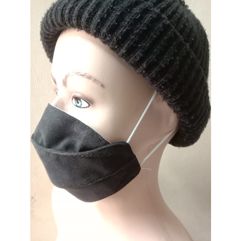 Masker Kain Katun Earloop Headloop -Masker Trendy - Reuseable