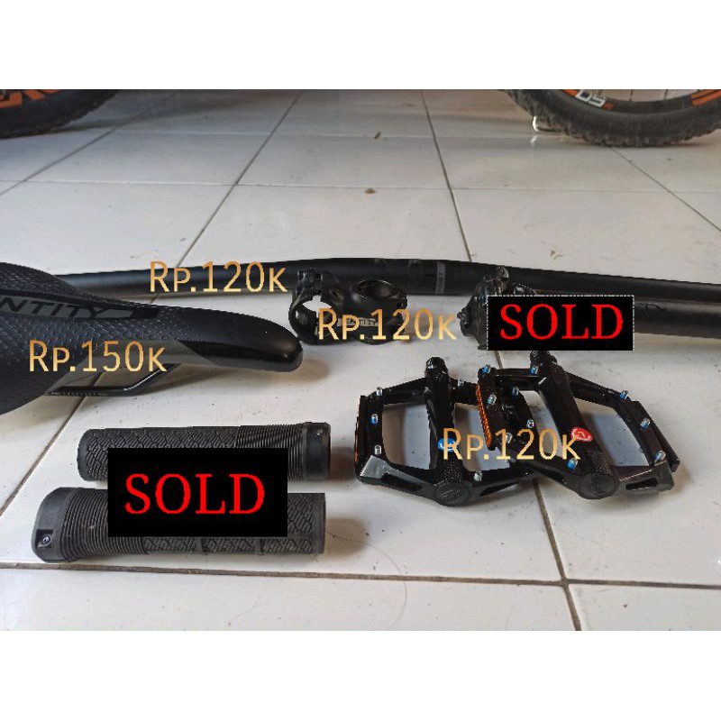 Pretelan sepeda Polygon Sadel & Stem Entity