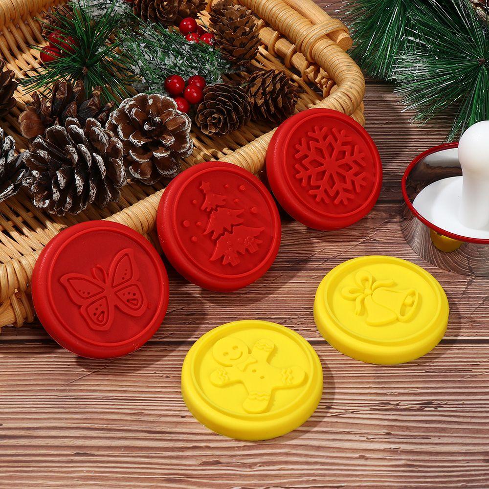 R-FLOWER Cookies Stamp Cetakan Fondant Cake Embosser Biscuit Mould Plunger Cetakan Baking &amp; Pastry