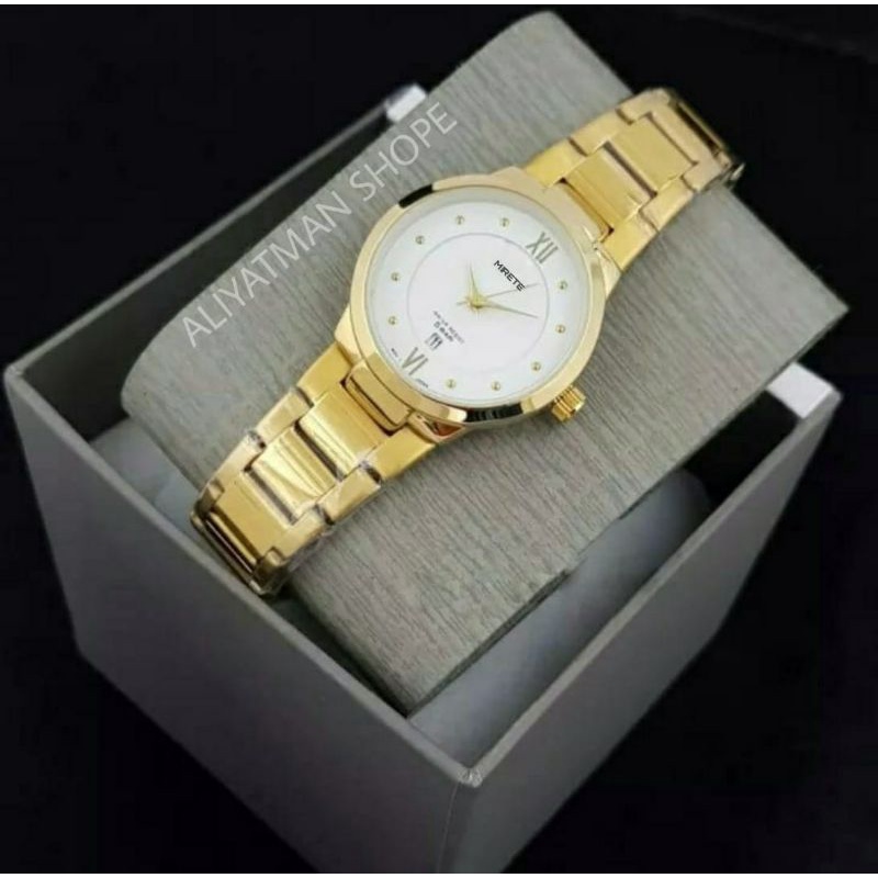 JAM TANGAN CEWEK/WANITA TERBARU COD☑️ FITUR TANGGAL AKTIF MIRETE ORIGINAL JAM TANGAN FASHION WANITA RANTAI STAENLESS STEL WATER RESISTANT