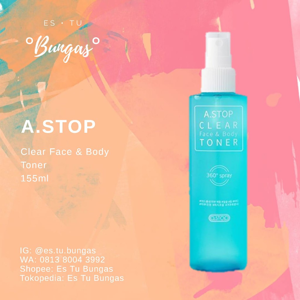 A Stop Clear Face and Body Toner