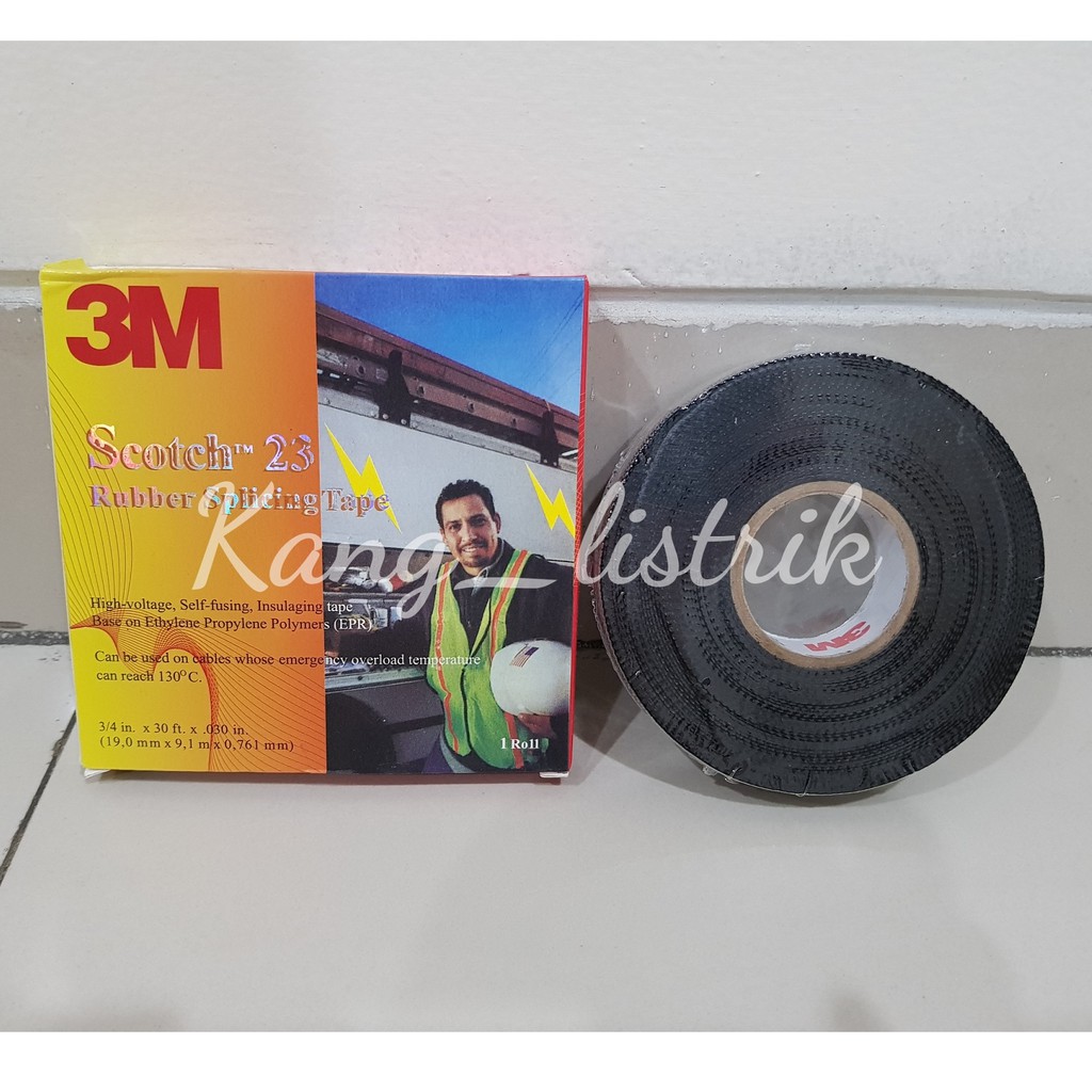 3M ISOLASI LISTRIK SCOTCH 23 | RUBBER SPLICING TAPE