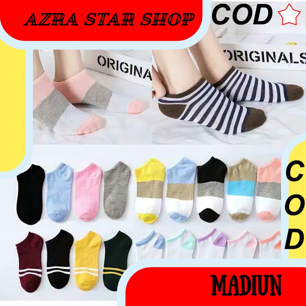 Kaos Kaki Motif / Kaos Kaki Semata Kaki Pacing Plastik