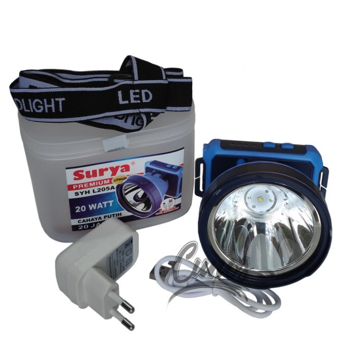 Senter Kepala Surya SYH L 205 A 20 Watt SYH L205A Headlamp SYH 205 A