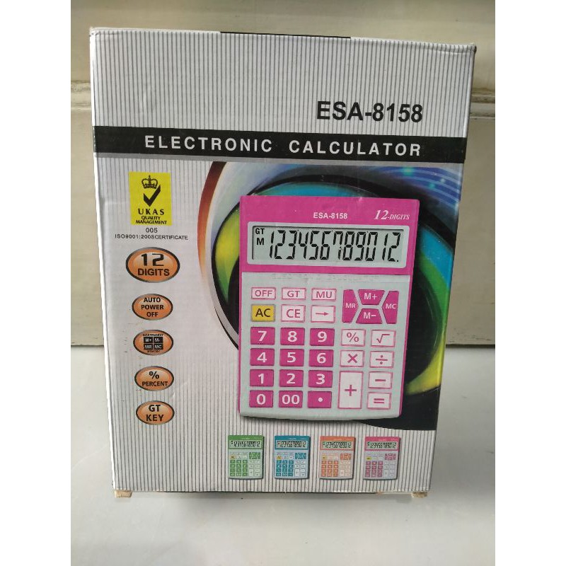 

kalkulator esa 8158 12 digit RANDOM