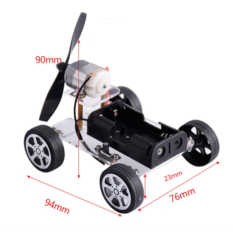 Mainan Edukasi Sains Eksperimen Fisika Power Car DIY