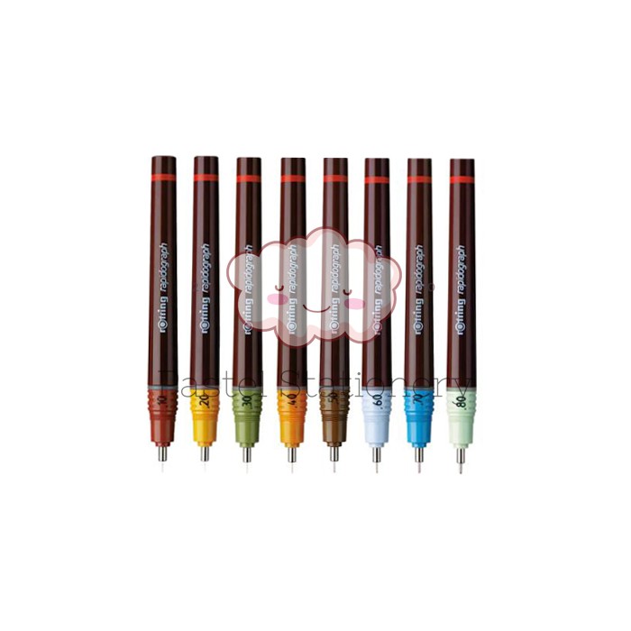 

Rapido Rotring Isograph Ukuran 0.1 0.2 0.3 0.4 0.5 0.6 0.7 0.8 mm