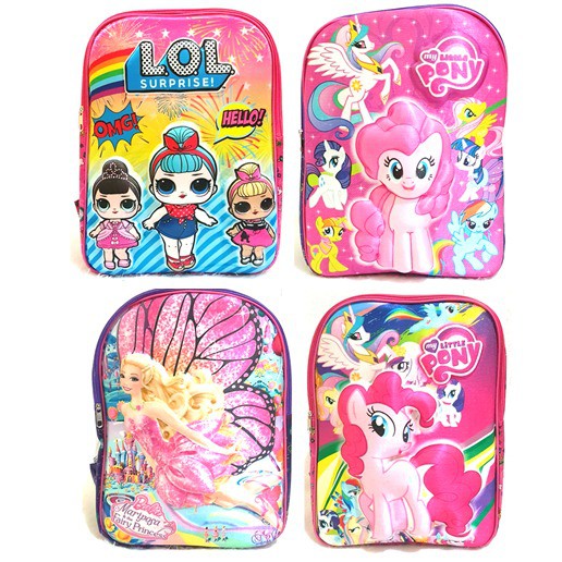 [BISA COD] BEST SELLER LARIS VIRAL TAS ANAK 3D TIMBUL KARAKTER PONY LUCU HARGA TERMURAH