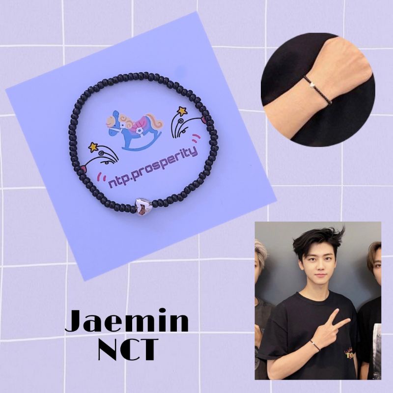 NCT (Jaemin) Beads Bracelet / Gelang idol korea